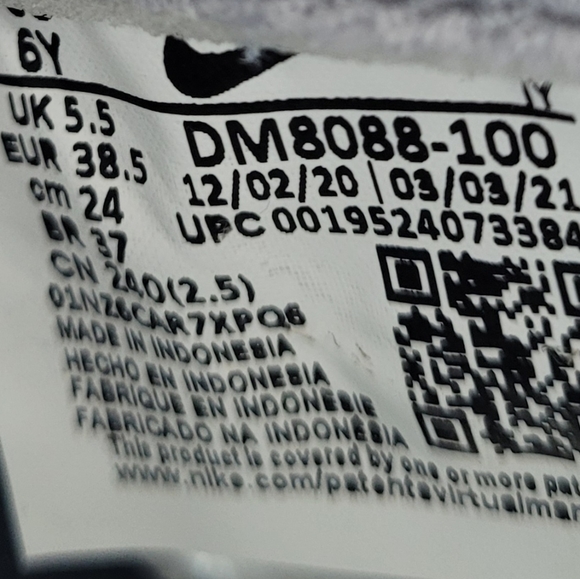 Nike Air Force 1 LV8 GS 'Happy Hoops' DM8088-100 - Picture 12 of 13